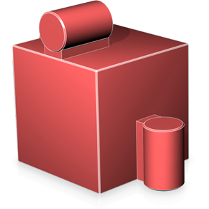 Würfel, Puzzleteil Rot