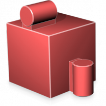 Würfel, Puzzleteil, Rot